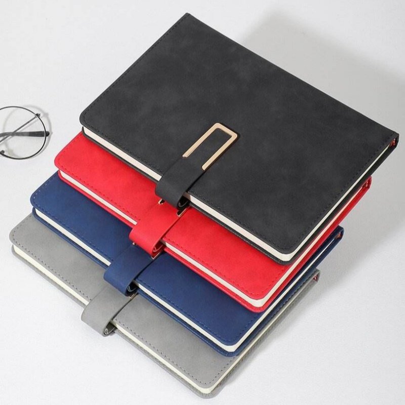 Leather Work Notebook - Vintage A5 Leather Notebook Soft Cover