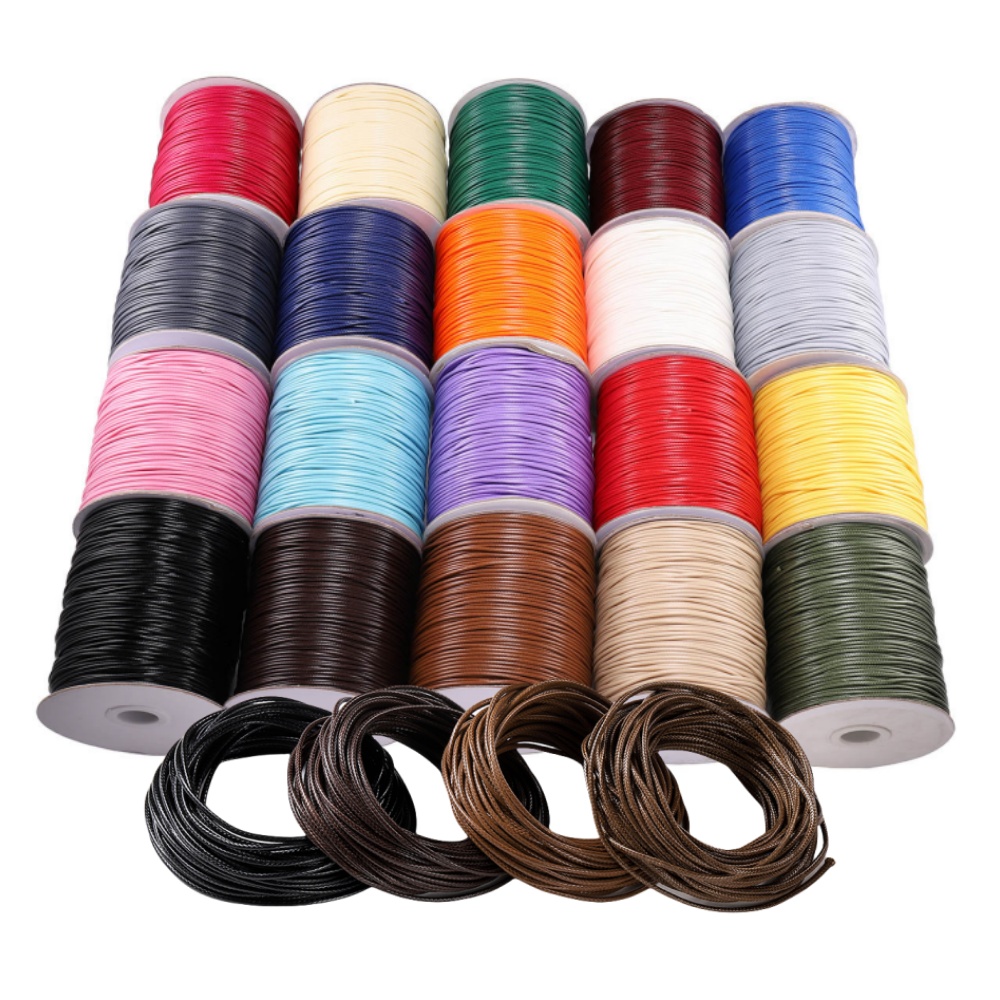 Waxed Thread Linen - 10M/Lot 0.5-2.5mm Leather Line Waxed Cord