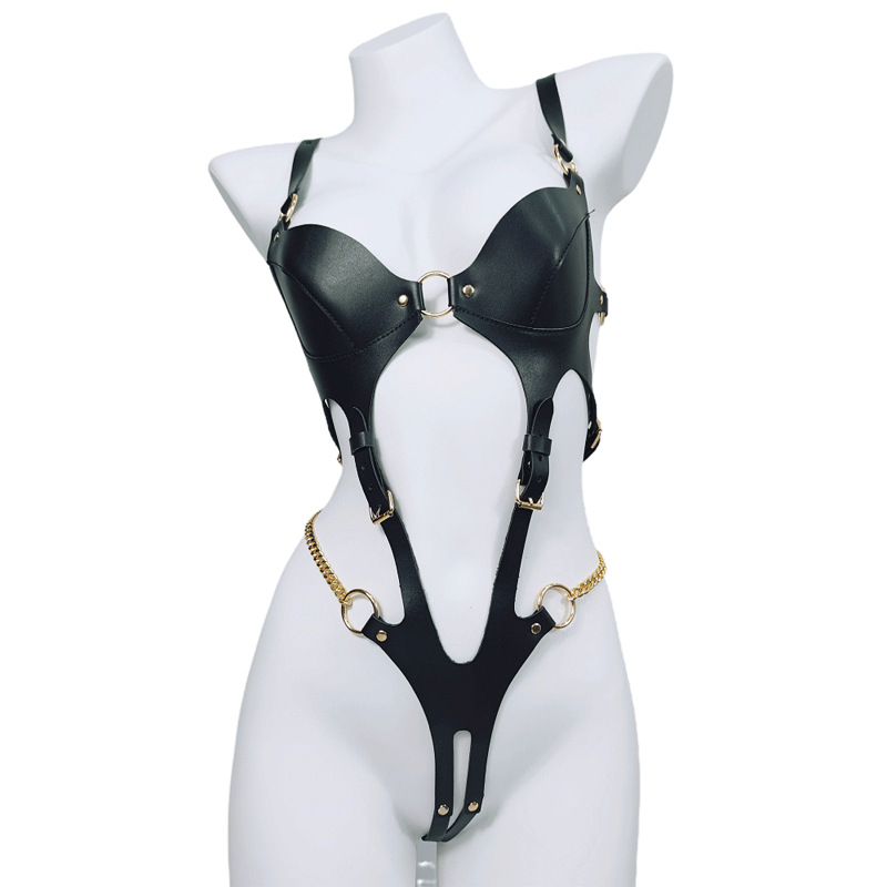 Goth Bondage Body Harness Holl - Leather Work Harness ulasan dan harga