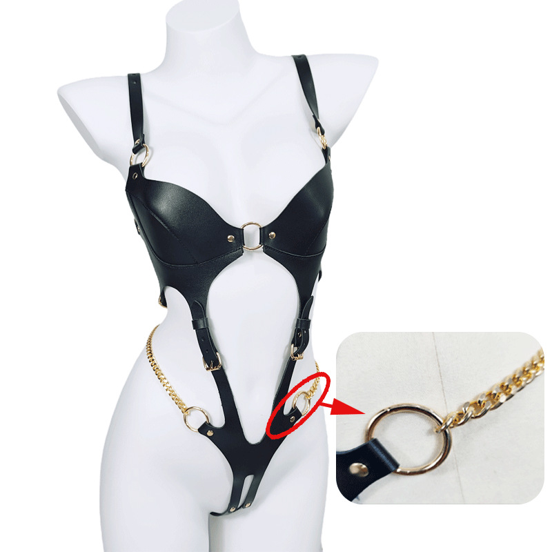 Goth Bondage Body Harness Holl - Leather Work Harness ulasan dan harga