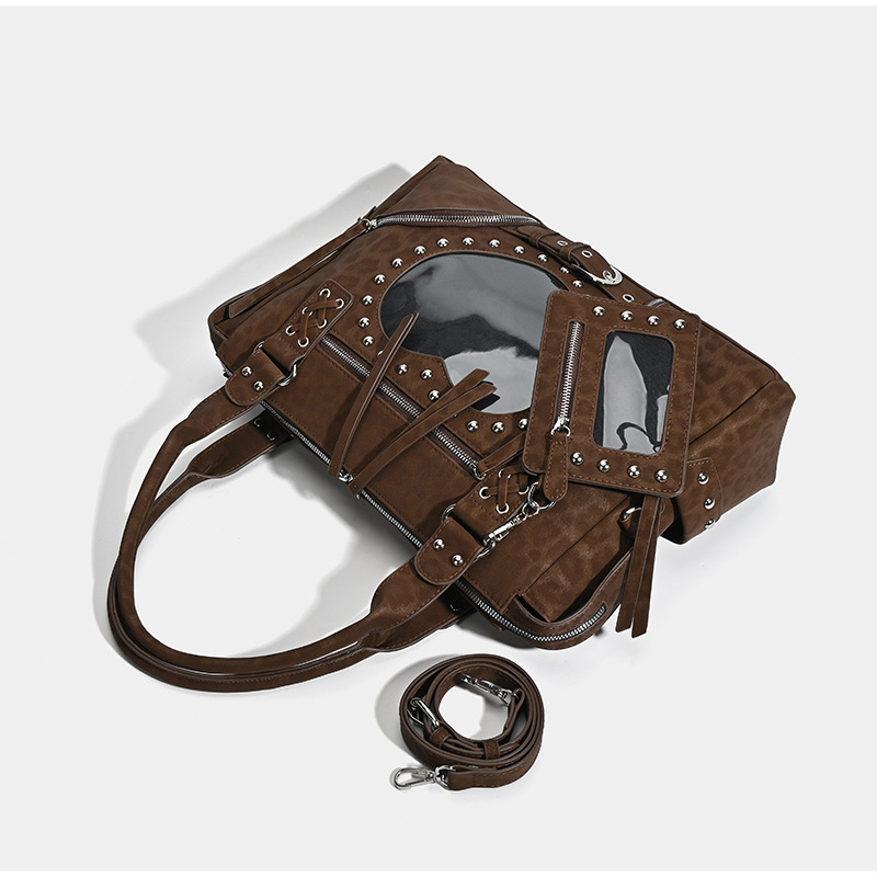Punk Leopard Print Rivet Motor - Leatherwork Rivets ulasan dan harga