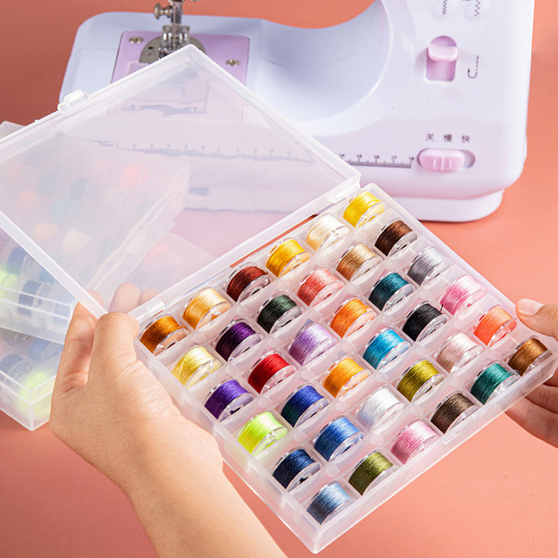 Sewing Bobbins Box Set Sewing  - Waxed Thread Linen ulasan dan harga