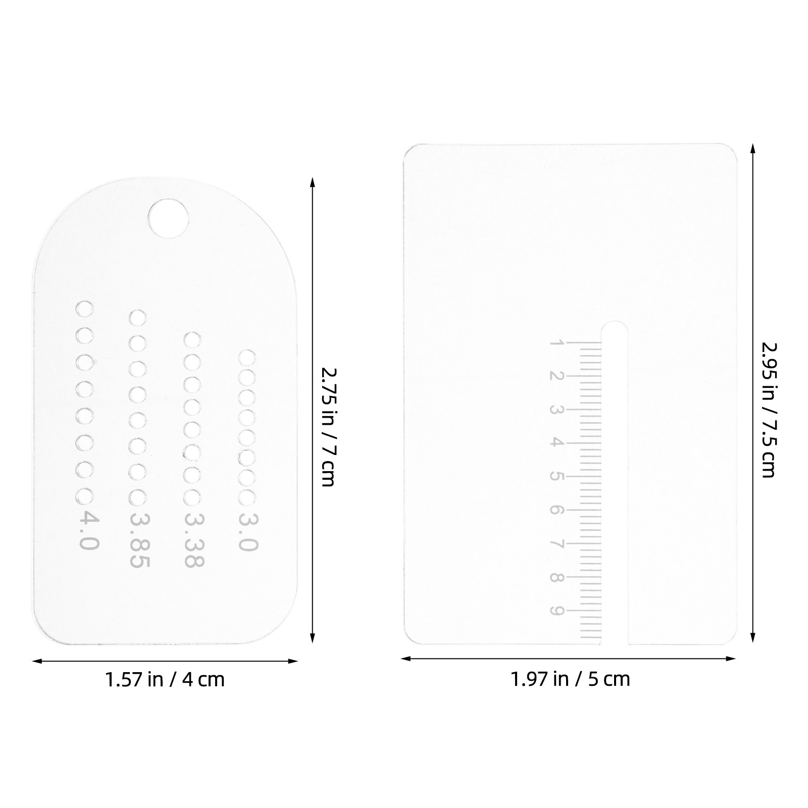 2Pcs Punch Guide Multifunction - Leatherworking Guide ulasan dan harga