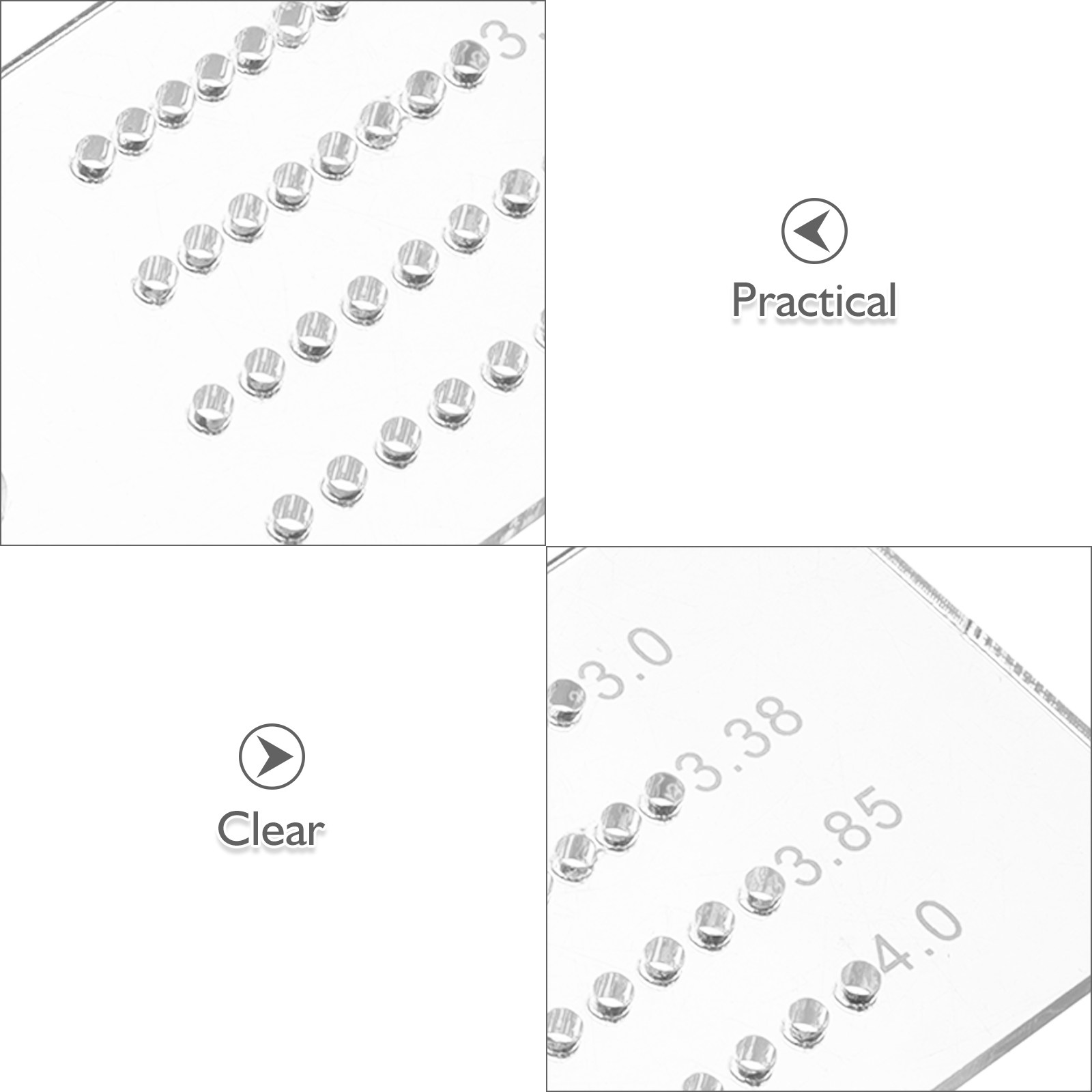 2Pcs Punch Guide Multifunction - Leatherworking Guide ulasan dan harga