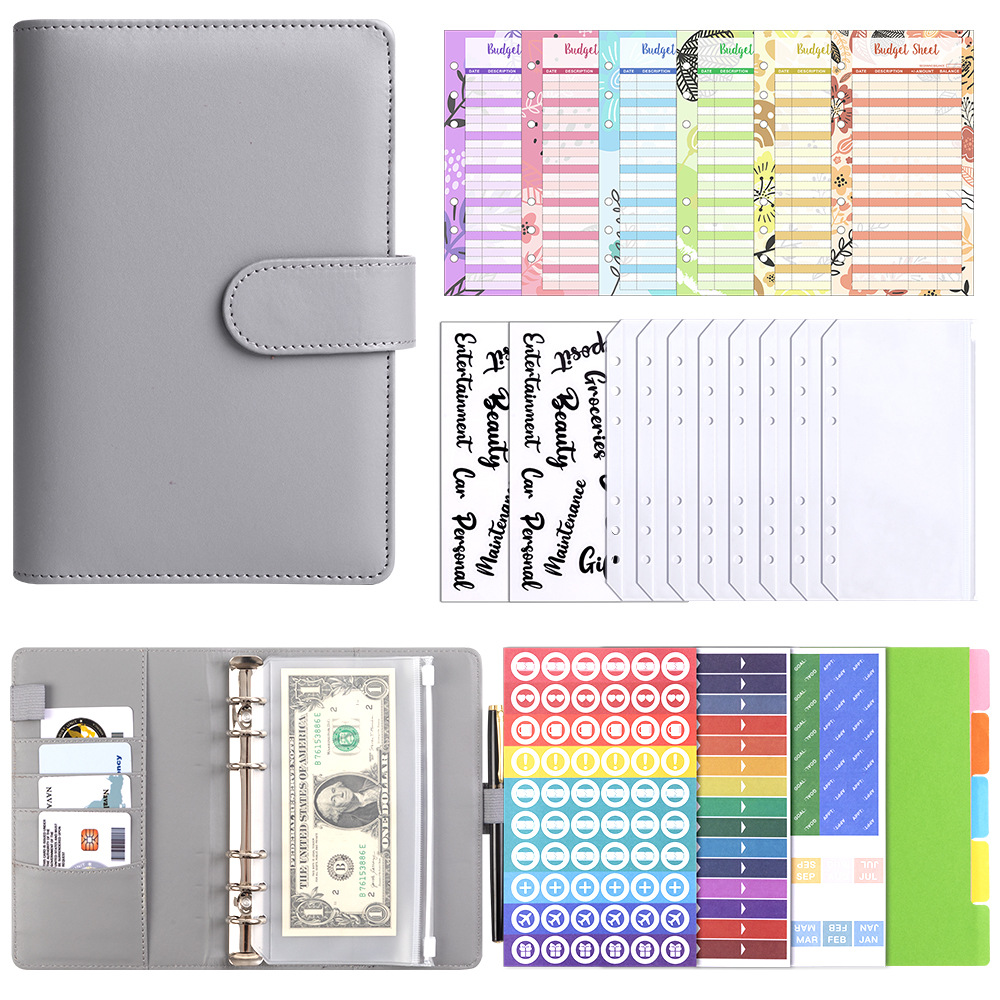 A6 Macaron PU Leather Binder N - Leather Work Notebook ulasan dan harga