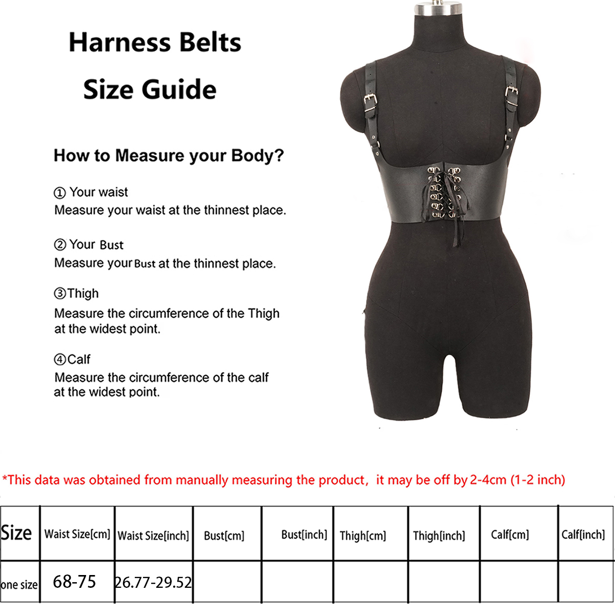 Women Fashion Belt Punk Waist- - Leather Work Harness ulasan dan harga