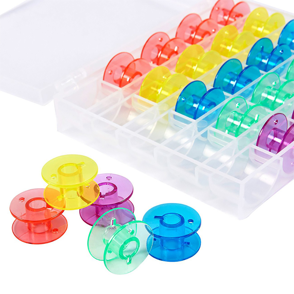 25Pcs/Set Plastic Threads Bobb - Waxed Thread Linen ulasan dan harga