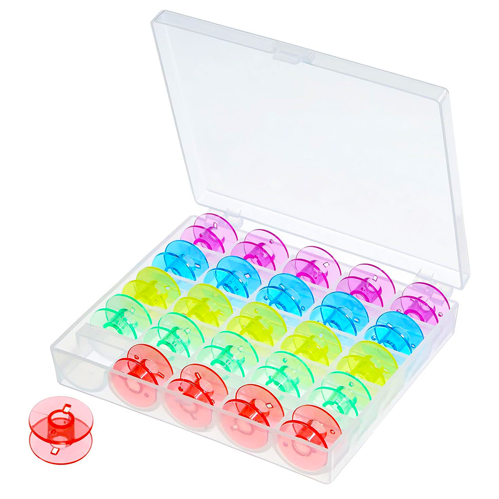 25Pcs/Set Plastic Threads Bobb - Waxed Thread Linen ulasan dan harga