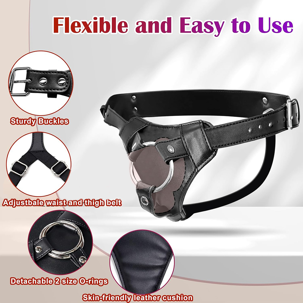 Strap On Dildo Harness Adult S - Leather Work Harness ulasan dan harga