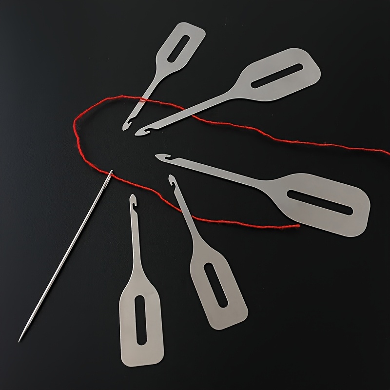 4pcs Stainless Steel Threader  - Waxed Thread Linen ulasan dan harga
