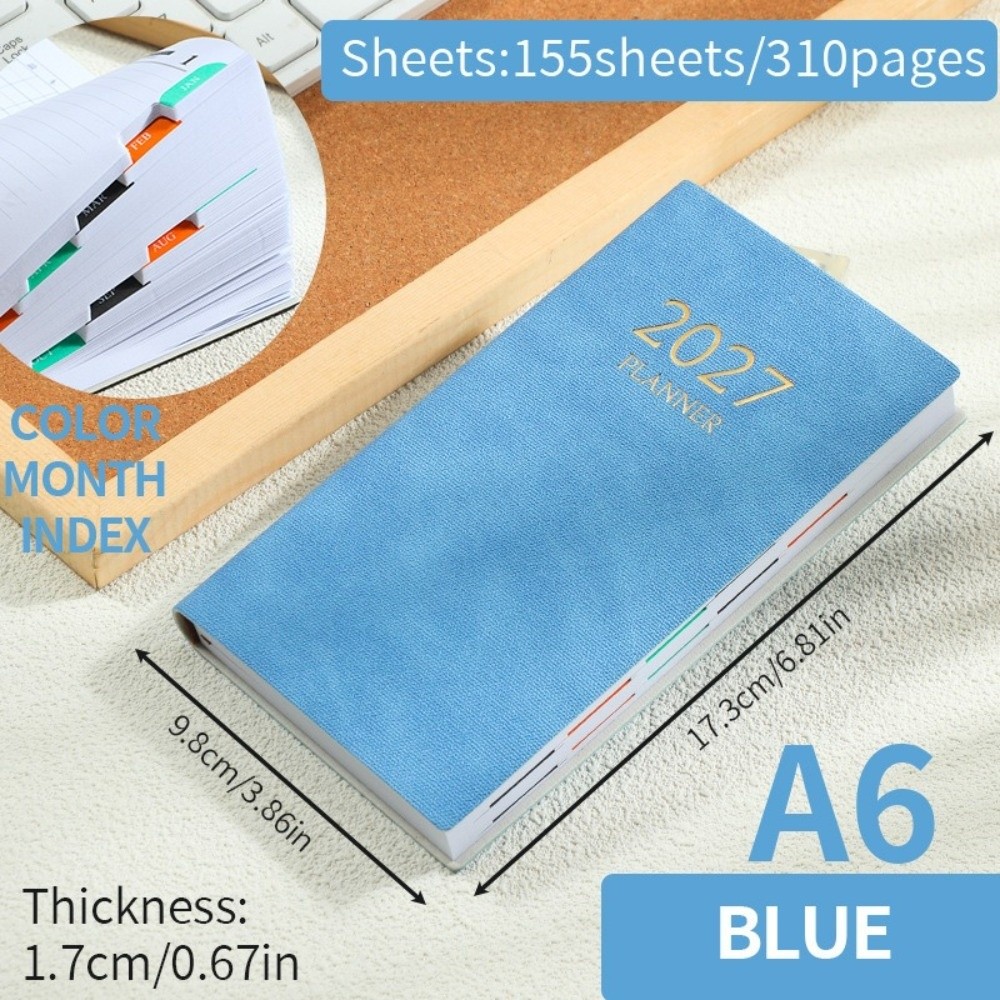 A6 Daily Planner Notebook 2027 - Leatherwork Journal ulasan dan harga