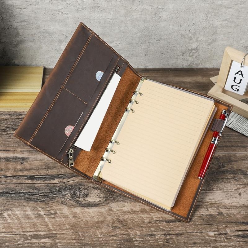 Journal Cover with Genuine Lea - Leatherwork Journal ulasan dan harga