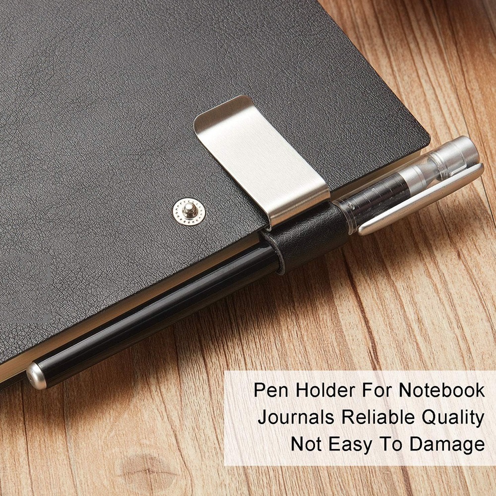 Handmade Leather Brass Stainle - Leather Work Notebook ulasan dan harga