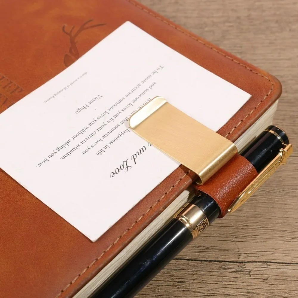 Handmade Leather Brass Stainle - Leather Work Notebook ulasan dan harga