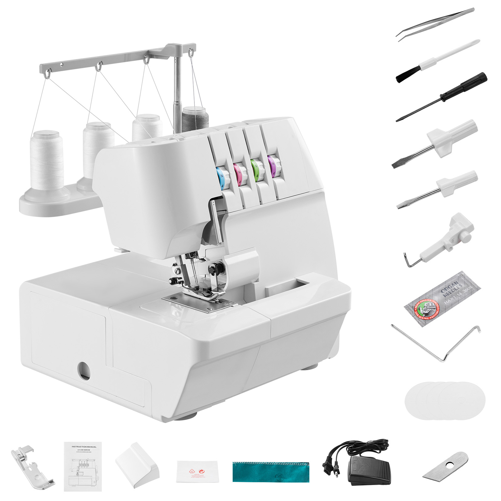 SucceBuy Serger Overlock Sewin - Waxed Thread Linen ulasan dan harga