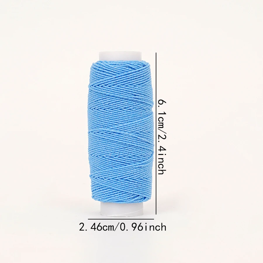 18-Color 0.6mm Ultra-Fine Elas - Waxed Thread Linen ulasan dan harga