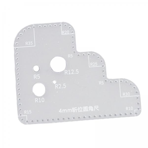 Transparent Acrylic Circle Tem - Leatherworking Guide ulasan dan harga