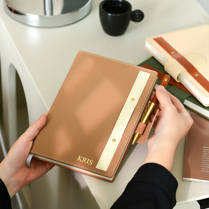 Engraving PU Cover A5 Notebook - Leather Work Notebook ulasan dan harga