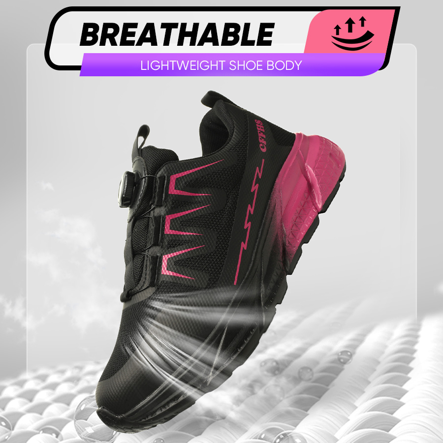 Lightweight Women's Work Shoes - Leather Work Fabric ulasan dan harga