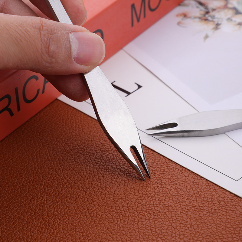 1Pc 2/3/4MM Stainless Steel Le - Leatherwork Edge Creaser ulasan dan harga