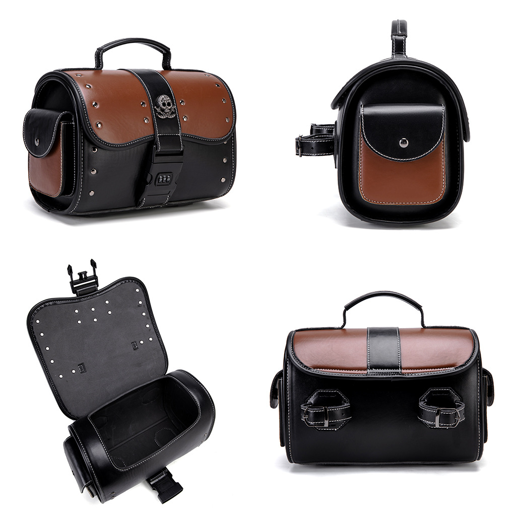 Vintage Skull Motorcycle Side  - Leatherwork Rivets ulasan dan harga