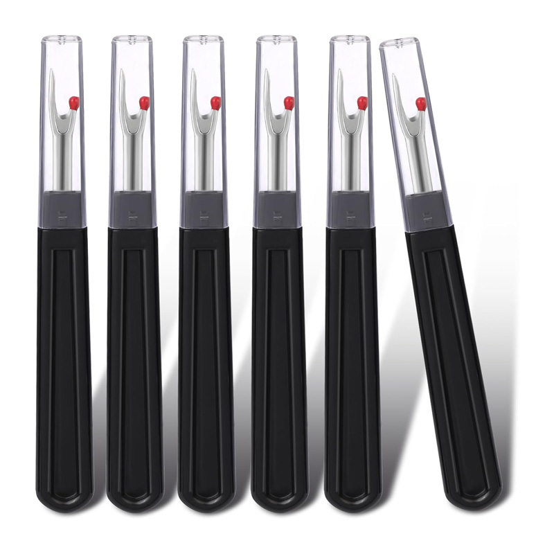 6Pcs Seam Ripper Set Black Sti - Waxed Thread Linen ulasan dan harga
