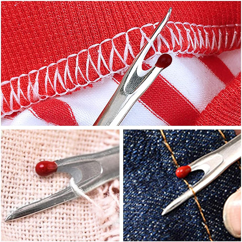 6Pcs Seam Ripper Set Black Sti - Waxed Thread Linen ulasan dan harga