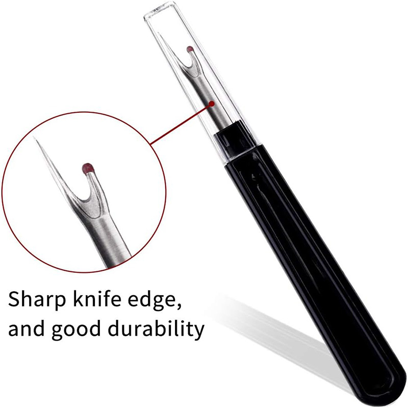 6Pcs Seam Ripper Set Black Sti - Waxed Thread Linen ulasan dan harga