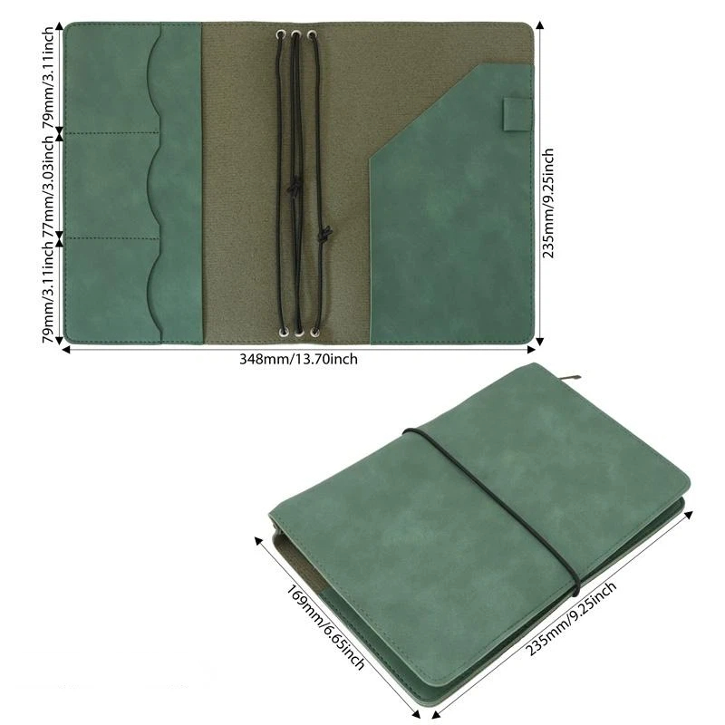 @*Refillable Crazy Horse Leath - Leather Work Notebook ulasan dan harga